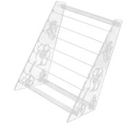SELVFZ Elegant Clear Acrylics Bead Holder Professional Acrylics Loose Bead Display Stand Shelves for and Jewelers Bead Storage Solution
