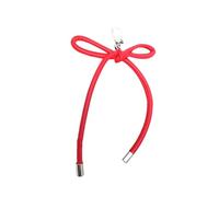 SELVFZ Elegant Keychain Charm with PU Leather Bowknot for Women Girls Handmade Keyring Backpack Pendant Jewelry