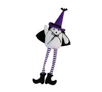 SELVFZ Enchanting Halloween Figurine Ornament Soft and Comfortable Long Legged Witch Hat Dolls for Halloween Homes Decoration