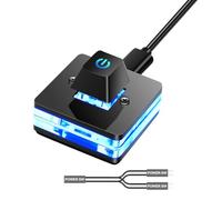 SELVFZ External PC Power Button With LED Light Extension Cable For Desktop Operate PC Startup Cable