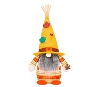 SELVFZ Fall Autumn Leaf Hat Faceless Doll Swedish Dwarfs Thanksgiving Day Home Window Christmas Decoration New Year Swedish Gnomes Outdoor