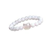 SELVFZ Fashionable Cats Head Charm Crystal Natural Gemstones Beaded Handchain Spiritual Wristchain Jewelry