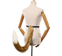 SELVFZ Fauxes Furs Foxes Tail Animal Tail Cats Dog Wolf Tail Animes Halloween Cosplays Party Costume Accessorise For Adult Teen Halloween Costumes