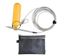 SELVFZ Fish Stringer Stainless Steel Fishing Stringer 2m 6m 8m PVC Wire For Kayak And Shore Fishing Saltwater With Coated Stainless Cable And Float Ball