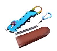 SELVFZ Fishing Gripper Portable Aluminum Alloy Fish Grip Lip Clamp Grabber Foldable Fish Controller Fishing Plier Accessories Fishing Grips