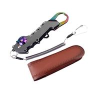 SELVFZ Fishing Gripper Portable Aluminum Alloy Fish Grip Lip Clamp Grabber Foldable Fish Controller Fishing Plier Accessories Fishing Grips