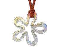 SELVFZ Flower Pendant Chokers Hollowed-Out Floral Necklace Acrylic Must-Have Accessory For Fashion-Forward Ladies