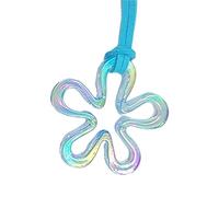 SELVFZ Flower Pendant Chokers Hollowed-Out Floral Necklace Acrylic Must-Have Accessory For Fashion-Forward Ladies