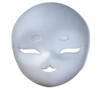 SELVFZ For Halloween Cosplay Party Hand Unpainted Masquerades Paintable White