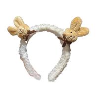 SELVFZ Furry Headband Animal Pattern Plush Cartoon Bear Hairband For Makeup Washing Face Costume Hair Accessories Furry Headbands For Girls Cartoon Photo Props