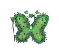 SELVFZ Girls RolePlay Butterflies Costumes Princess Fairy Headband 3Pcs Halloween Cosplay-Party Props Princess Light Up