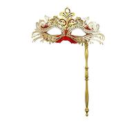 SELVFZ Gorgeous Rhinestones Masquerade Halloween Mardi Gras-Costumes Wedding Party Balls Prom Gifts Women For Masquerade