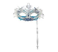 SELVFZ Gorgeous Rhinestones Masquerade Halloween Mardi Gras-Costumes Wedding Party Balls Prom Gifts Women For Masquerade
