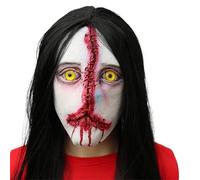 SELVFZ Halloween Face Cover Scary Face Cover Haunts House Props Horror Masquerade Monsters Scary Party Halloween Horror Masquerade Full Head