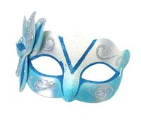 SELVFZ Halloween Flower Half Face Painted Venetians Masquerade Evening Proms Party Halloween Venetians Masquerade Flower Half Face Painted