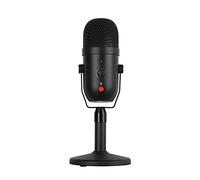 SELVFZ Heart-Shaped Voice Picking Up Micrphone With Mute & Volumn Control Condenser Mic With USB To Type-C Ports Microphone Gaming