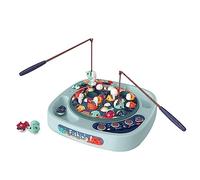 SELVFZ Kids Pretend Rotating Fishing Multifunctional Accessories Educational For Play Adventure Table Toy Best Green Kids Fishing Game Toy