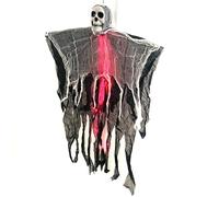 SELVFZ Lighted Skull Specter Ornament Halloween Skeleton Hanging Props For Home Haunts House Decorations