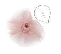 SELVFZ Lightweight Bride Hair Accessory Fascinators Hat Flower Mesh Headpiece for Photoshoots Comfort Outdoor Wedding Essential Bridal Hair Accessory