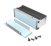 SELVFZ M15 Solid Disk Cooling Thermal Pad Hard Drive Radiator All Aluminum For M.2 Heat Sink 2280 NVME SSD Protector Ssd Temperature Controller PC Component Cooling CPU- Cooling Aluminum