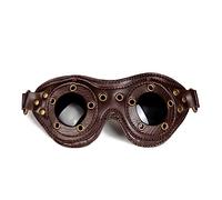 SELVFZ Man Halloween Cosplay Goggles Adult Party Gentleman Prop Glasses Funny Punks Glasses LeathersSteampunk Accessories Vintage Goggles Motorcycles Riding Goggles Protective Gear Eyewear Funny