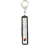 SELVFZ Modern Artistic Keyring Accessory Acrylic Ornament Compact Design Fit All Keys Bags Everyday Carry Pendant Charm Fashionable Holder For Professionals