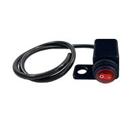 SELVFZ Motorbike Headlight Handlebar Light Handlebar On Off Button Aluminium Alloy Fog Brake Light Headlight Button Aluminum Alloy On/Off Fog Left/Right Metal