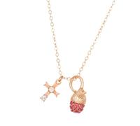 SELVFZ Necklace With Openable Pinecone Pendant Unique Crosses And Pinecone Necklace Elegant Collarbone Chain For Trendsetters