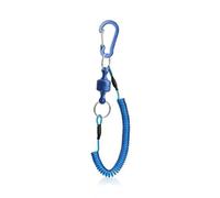 SELVFZ Net Release Keychains Fishing Net Clip Holder With Coiled Lanyards Slip Rope