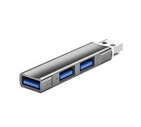 SELVFZ New Aluminum USB3.0 Adapter Portable 3-Port USB2.0 Adapter Splitter For Computer Usb Extender Lightweight USB Adapter