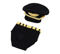 SELVFZ Newborn Designing Photography Props Infant Toddler Costume Crochet Knitting Outfit Baby First Clothes Newborn Photography Clothing Handmade Crocheted Hat Diaper Set With Hat