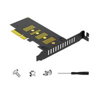 SELVFZ Nvme To PCIe 4X Adapter Card PCIe4.0/PCIE3.0 Solid Disk Expansion Card For Desktop Computers And Office Use Computer Interfaces Card