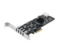 SELVFZ PCIe 4 To USB3.0 Adapter Card With Four Fast Speed Channel For PC Upgrades Plug And Play Convenience