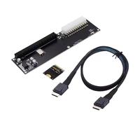 SELVFZ PCIE3.0 Mkey M.2 To Oculink SFF8612 Adapters Converters 24pinATX Power Interfaces Quick And Easy Installation Heat Management