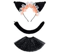 SELVFZ Plush Headband With Cartoon Cats Design Hairpieces Great Headwear For Daily Outfits Party Accessories Or Photo Props Novelty Headband For Women