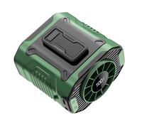 SELVFZ Portable Handsfree Waist Clip Fan With Rechargeable Battery And Builts In LED Light For Outdoor Activity Multifunctional Clip Fan ABS