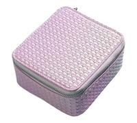 SELVFZ Portable Jewelry Storage Box Travel Divider Case Soft Interior Necklace Case Suitable for Easy Organization Soft Jewelry Holder