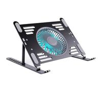 SELVFZ Portable Laptop Stand Laptop Heat Protections Coolers With Adjustable Brightness Fans Solid Aluminum Build Laptop Stand Laptop Cooling Pad