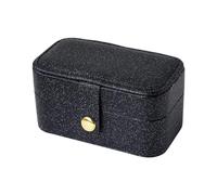 SELVFZ PU Leathers Velvets Jewelry Travel Jewelry Box Earrings Necklace Stand Display Tray Storage Box for Bracelets Earring Storage Boxes for Women