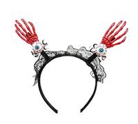 SELVFZ Punk Headband Skeleton Hand And Eyeball For Girls Birthday Theme Parties Photo Props Headpiece Headdress For Halloween Halloween Cosplay Headdress