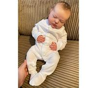 SELVFZ Realistic For Doll Gifts Infant Bed Newborn With Detailed Paint For Doll Accompany With Cloth F Real Looking Babies