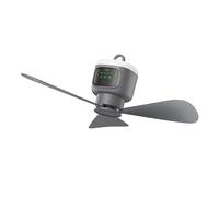 SELVFZ Remote Control Ceiling Fan With Adjustable Light USB Charging 3 Speed Mode For Tents Construction Sites Indoor Cooling Adjustable Speed Quiet Desk Fan LED