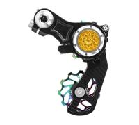 SELVFZ Simple Install Chain Guide Systems For Single Speed Double Pulleys Wheel Aluminum Alloys Cycling Part High Impacts Chain Guide Cycling