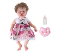 SELVFZ Simulated Infant Baby Early Educational Delicate Dress For Doll Silicone Made Christmas Relax Newborn Baby Dolls That Look Real