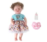 SELVFZ Simulated Infant Baby Early Educational Delicate Dress For Doll Silicone Made Christmas Relax Newborn Baby Dolls That Look Real