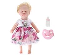 SELVFZ Simulated Infant Baby Early Educational Delicate Dress For Doll Silicone Made Christmas Relax Newborn Baby Dolls That Look Real
