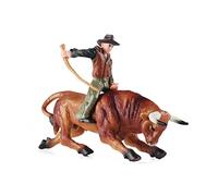 SELVFZ Simulation Animal Model Spanish Matador Bullfight Wild Knight Cattle Figures Decoration Collection Toy For Children Educational Realistic Animal Figurines Simulated Poultry Action Figure Dog