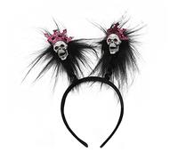 SELVFZ Skull Hairband Cosplay Party Costume Day Of The Death Headband Holiday Masked Party Hair Accessories Cosplay Costumes For Women Costumes For Kids Girls