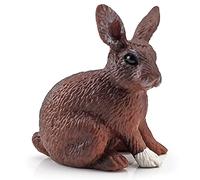 SELVFZ Small Realistic Resin Assorted Rabbits For Kids Cupcake Toy Set Early Educational Gifts Figurine Toy
