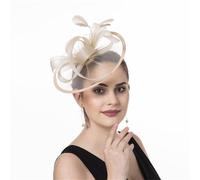 SELVFZ Sophisticated Fascinator Feathered Headwear For Adults Soft Headpiece Great For Themed Parties Fashion Styling Accessories Horse Racing Event Headpiece